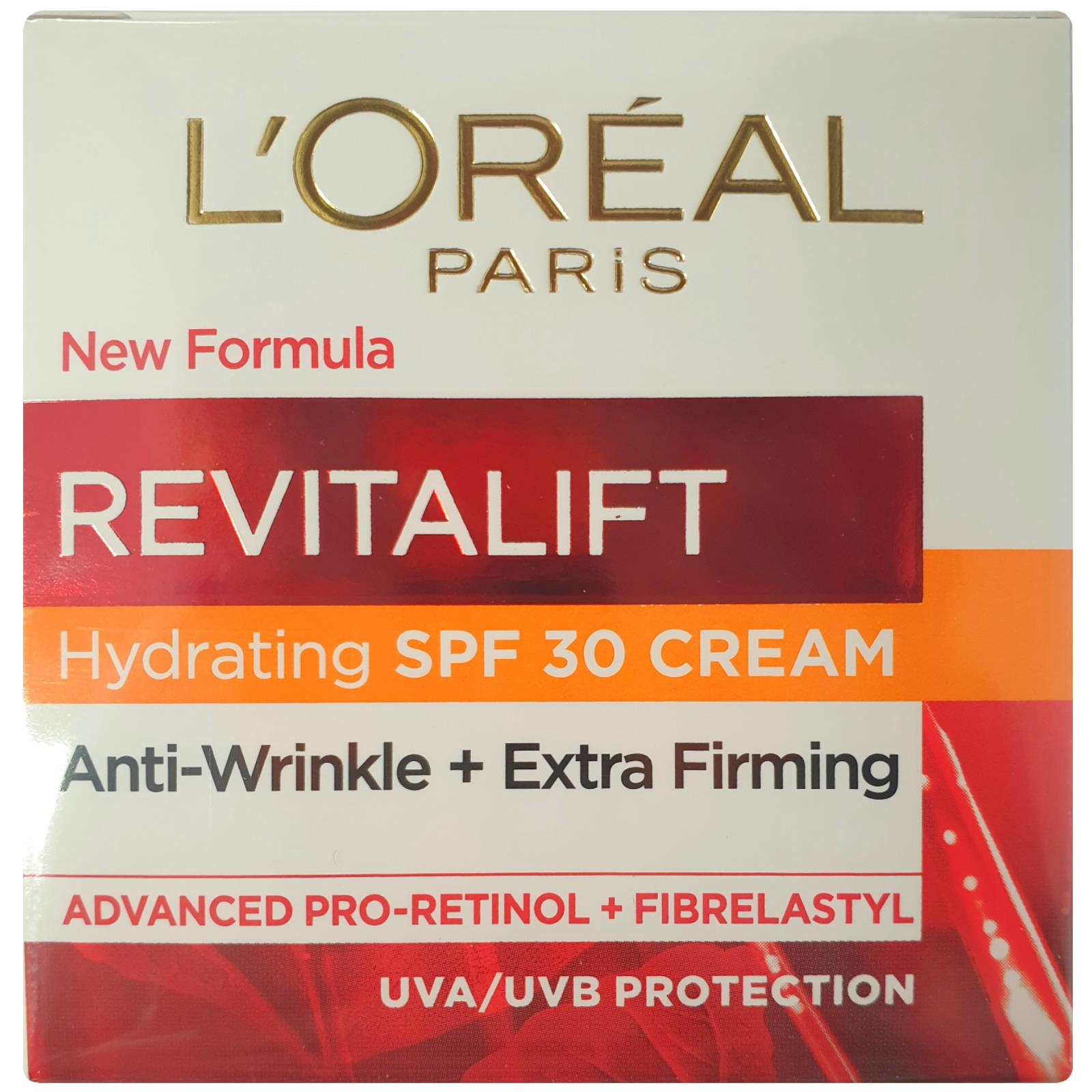 loreal revitalift hydrating spf 30 cream